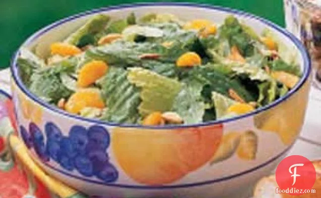 Romaine with Oranges and Almonds
