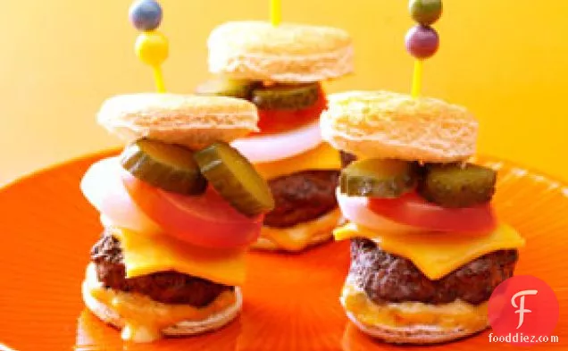 Mini Burgers with the Works