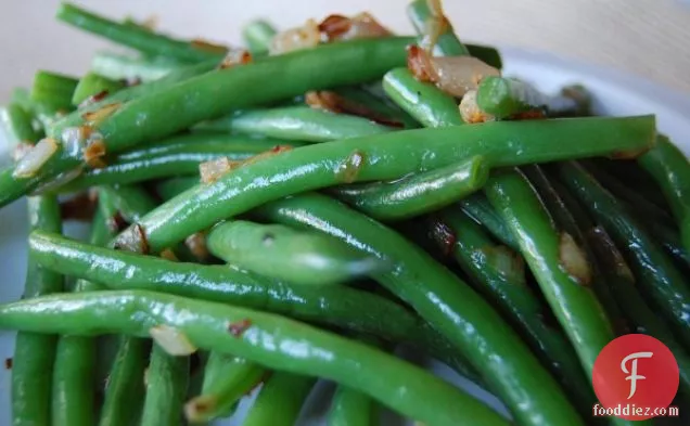 String Beans With Shallots Recipe
