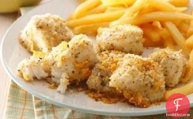 Oven-Fried Fish Nuggets