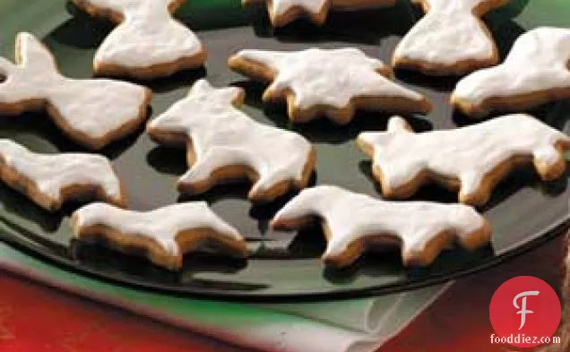 Nativity Molasses Cookies
