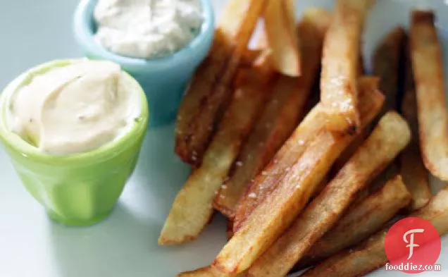 Pommes Frites With Two Dipping Sauces