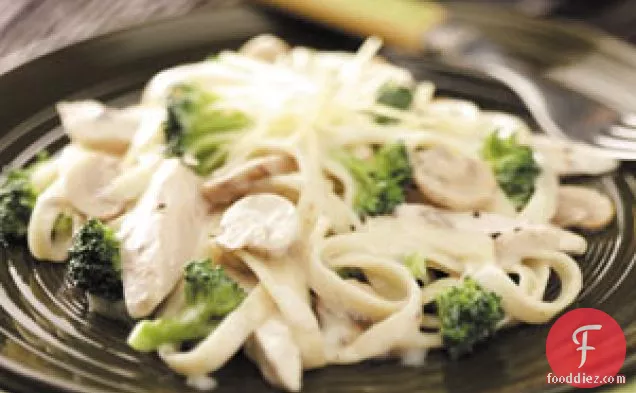 Chicken Broccoli Fettuccine
