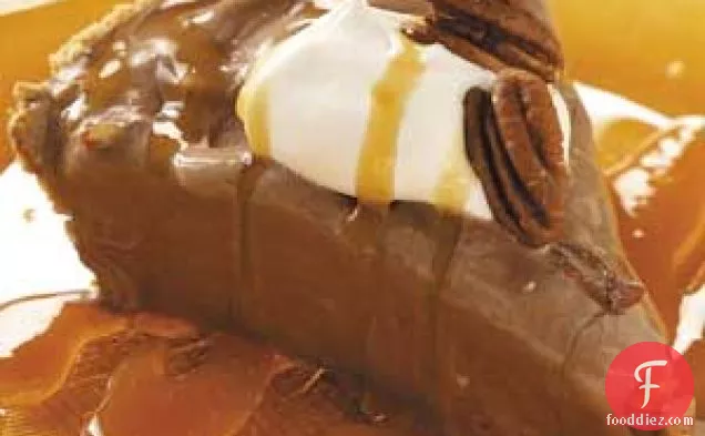चॉकलेट कछुआ आइसक्रीम पाई