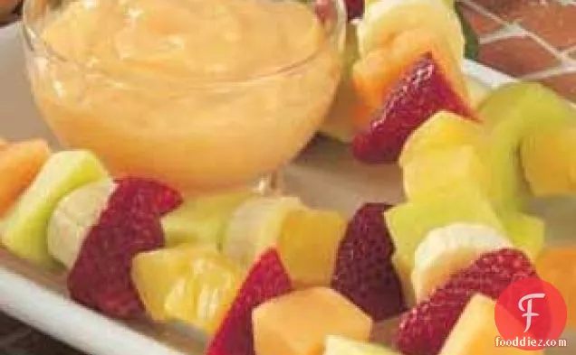 Fruit Kabobs with Citrus Dip