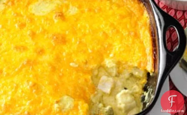 Curried Chicken and Grits Casserole
