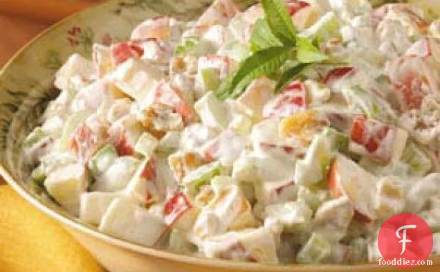 Waldorf Salad with Whipping Cream