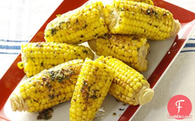 Sweet Corn with Parmesan and Cilantro