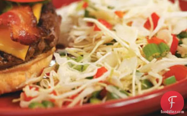 Three-Pepper Coleslaw