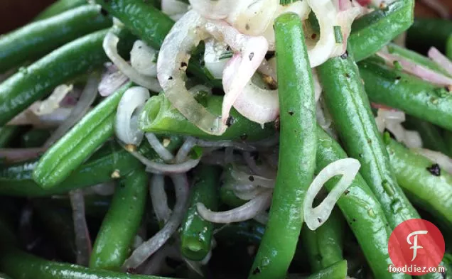 Green Bean Salad With Pickled Shallots