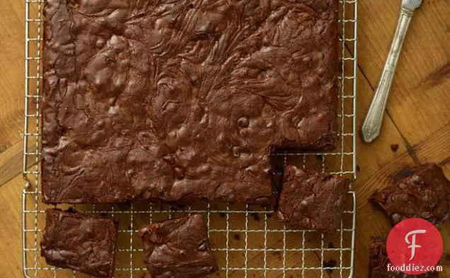 Peanut Swirl Brownies