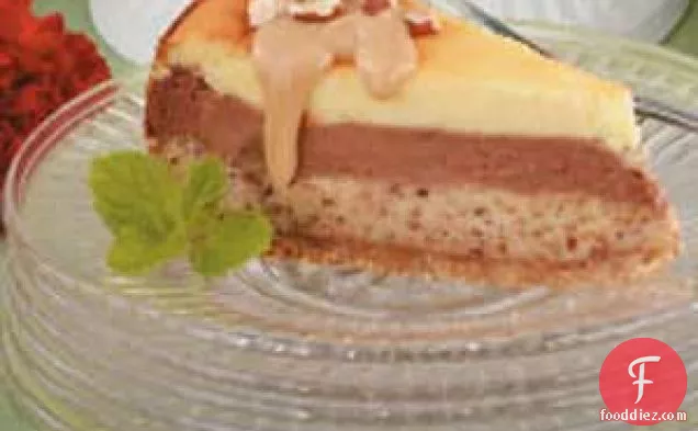 Layered Hazelnut Cheesecake