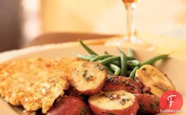 New Potatoes with Balsamic and Shallot Butter