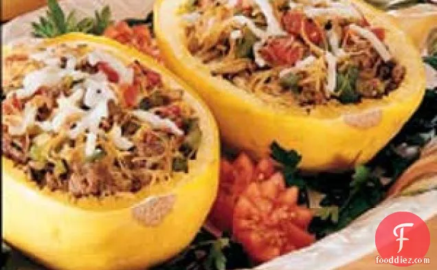 Spaghetti Squash Boats