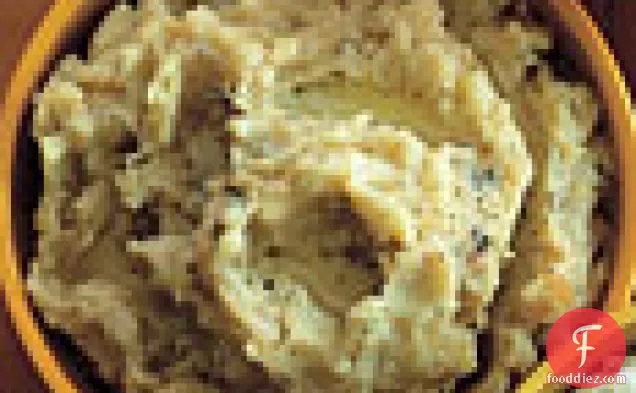 Caramelized-Shallot and Sage Mashed Potatoes