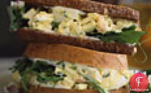 Tarragon Shallot Egg Salad Sandwiches