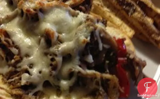 Pulled Pork Pesto Sandwich