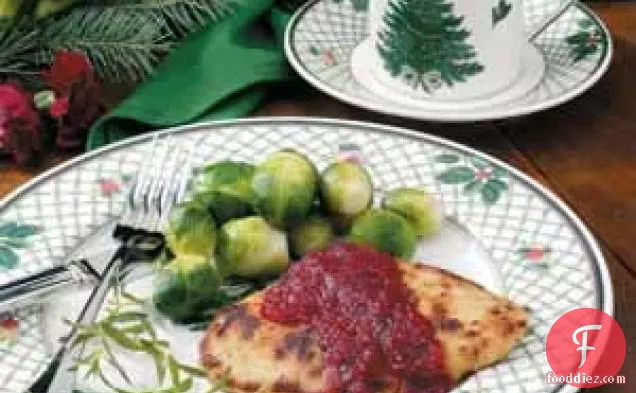 Cranberry-Orange Turkey Cutlets