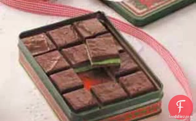 Layered Mint Fudge