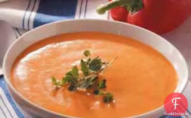 Roasted Red Peppers Soup