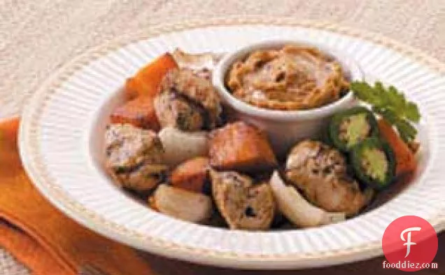 Skewered Chicken 'n' Sweet Potatoes