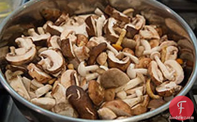 Grilled Flank Steak With Mushrooms