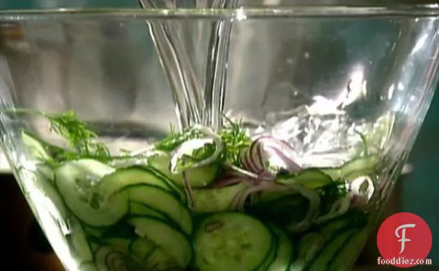 Pickled Cucumbers and Red Onion