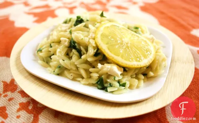 Orzotto With Spring Ramps & Goat Cheese