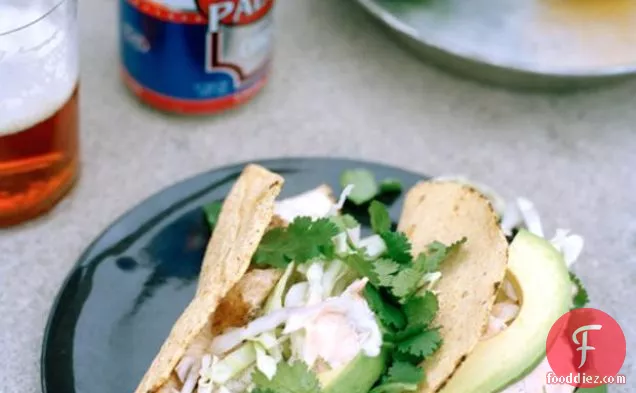 Grilled Fish Tacos With Chipotle Crema