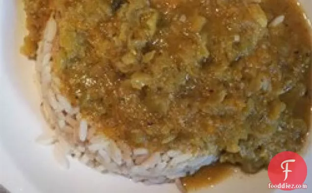 करी स्प्लिट मटर सूप