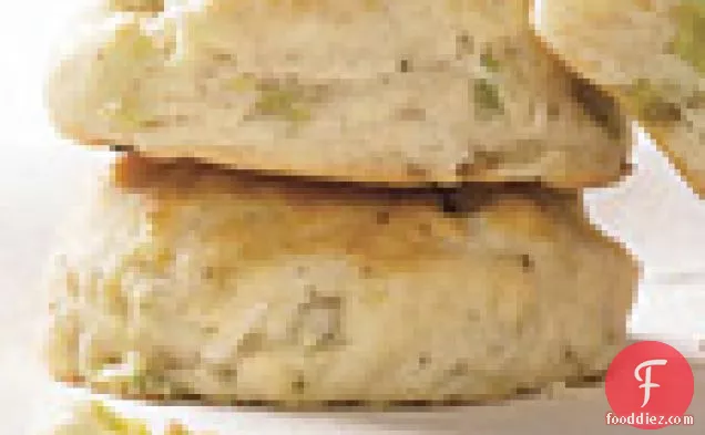 Ramp and Buttermilk Biscuits with Cracked Coriander