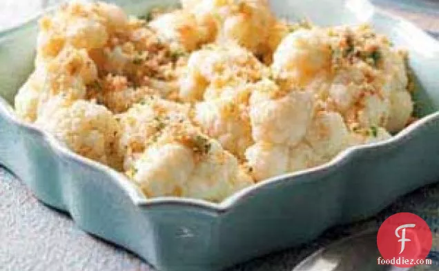 Cauliflower with Buttered Crumbs