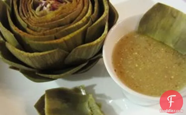 Lemon and Mustard Dipping Sauce for Artichokes