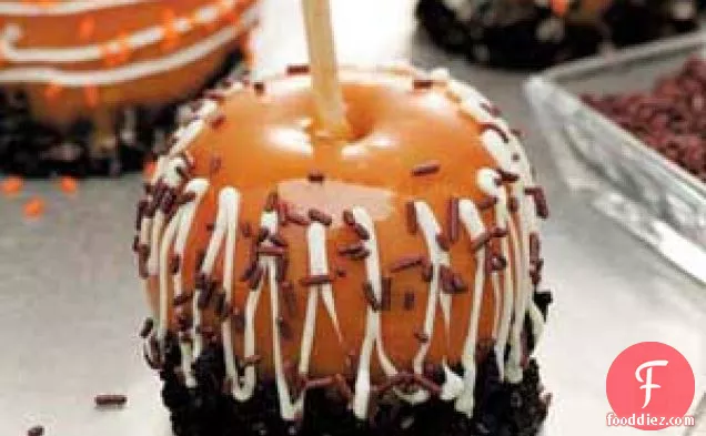 Monster Caramel Apples