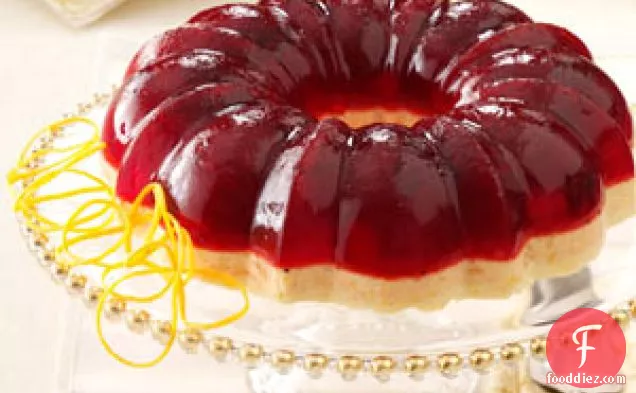 Cranberry-Eggnog Gelatin Salad