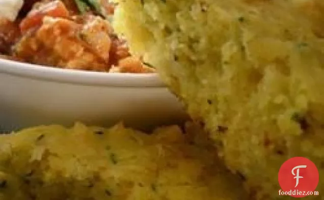 Skillet Zucchini Cornbread