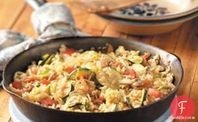 Brown Rice Veggie Stir-Fry