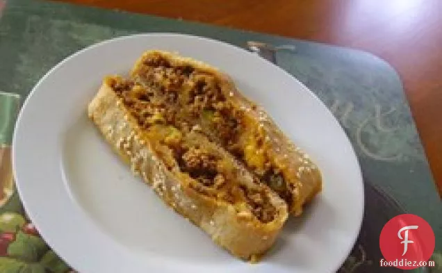 Mushroom Cheeseburger Calzones