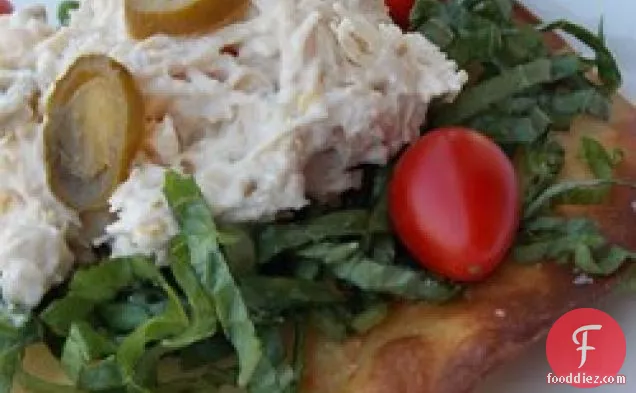 Twisted Chicken Salad with Tostadas