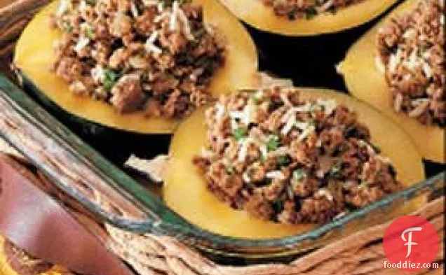 Curried Beef-Stuffed Squash