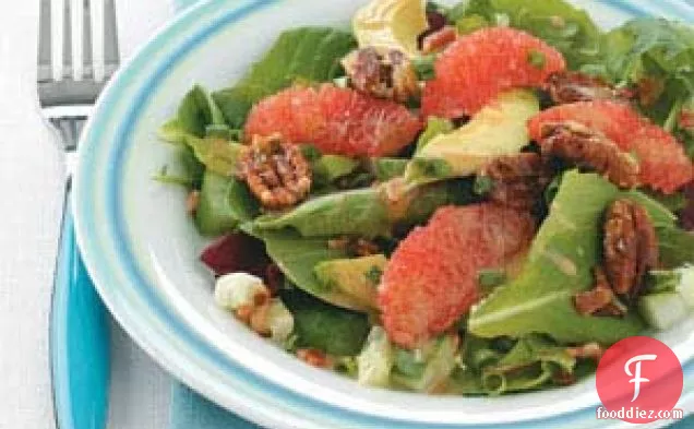 Caramelized Grapefruit Salad