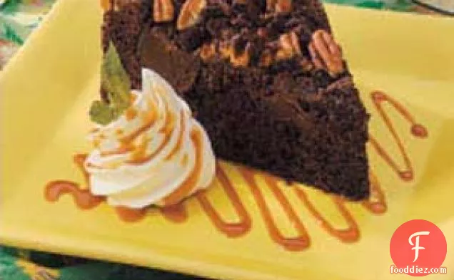 Nutty Fudge Torte