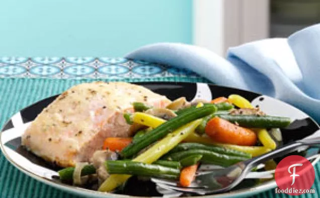 Baked Horseradish Salmon
