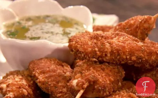 Fried Chicken Skewers