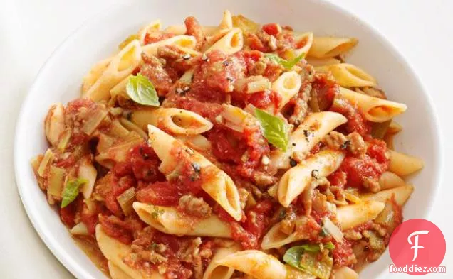 Penne With Turkey Ragu