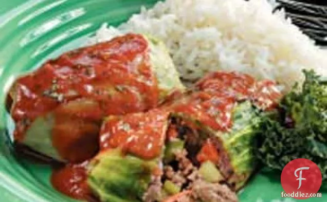Beef Cabbage Roll-Ups