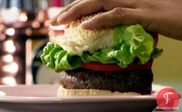 Bacon, Onion and Cheese Stuffed Burger