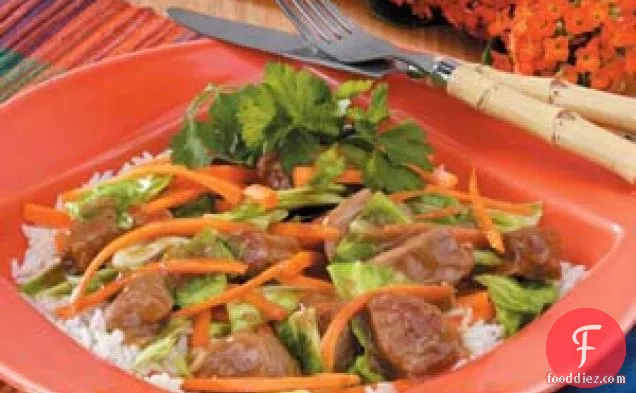 Asian Pork Cabbage Stir-Fry