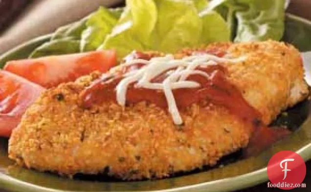 Microwave Chicken Parmesan