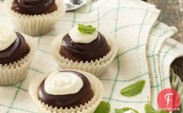 Chocolate-Mint Cookie Cups